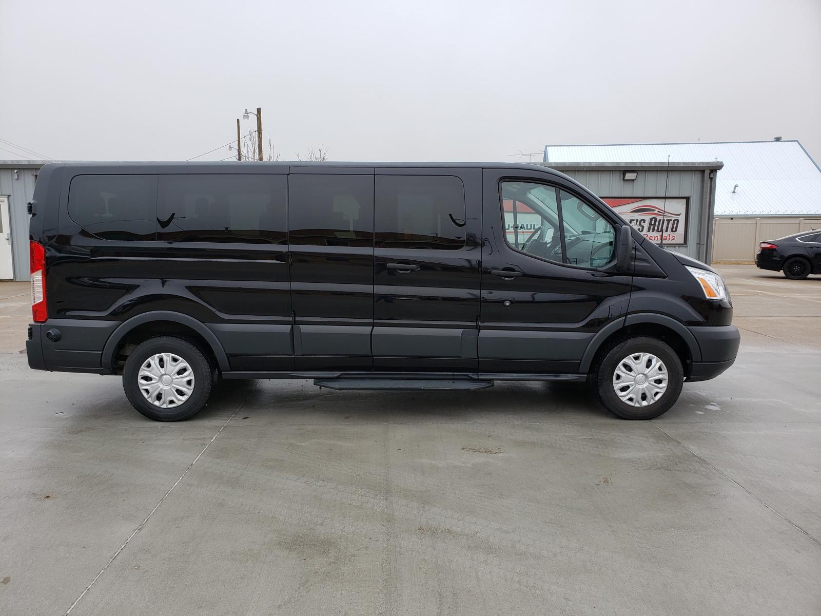 2018 Black Ford Transit 350 Wagon Low Roof XLT 60/40 Pass. 148-in. WB (1FBZX2ZM8JK) with an 3.7L V6 DOHC 24V engine, 6A transmission, located at 205 W Nobes Rd, York, NE, 68467, 40.857784, -97.594452 - Photo #1